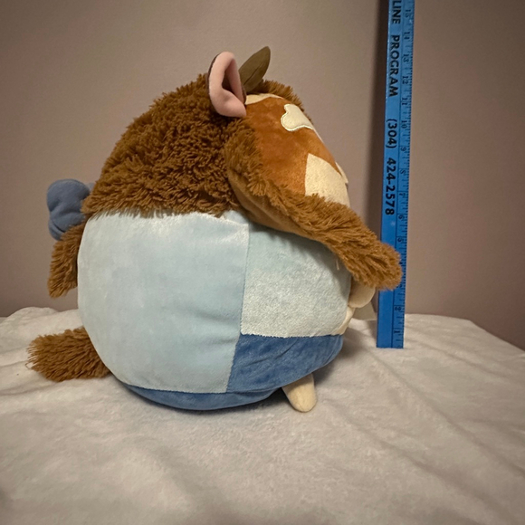 Disney Ufufy Beast Plush Stuffed Animal Brown Blue 12" Beauty and the Beast - Picture 2 of 6